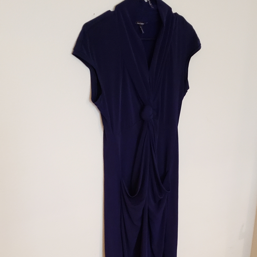 NWOT! DAISY FUENTES NAVY BLUE DRESS